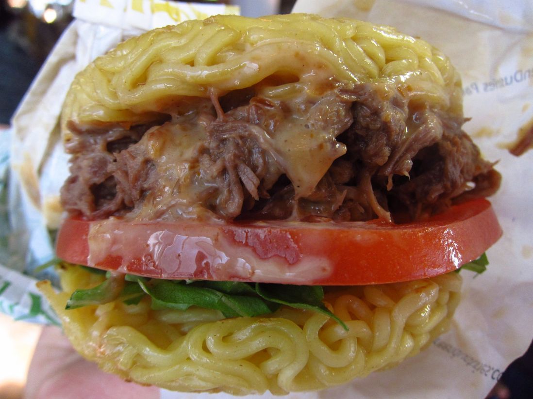 The NEW Beef Chashu Ramen Burger<br/>